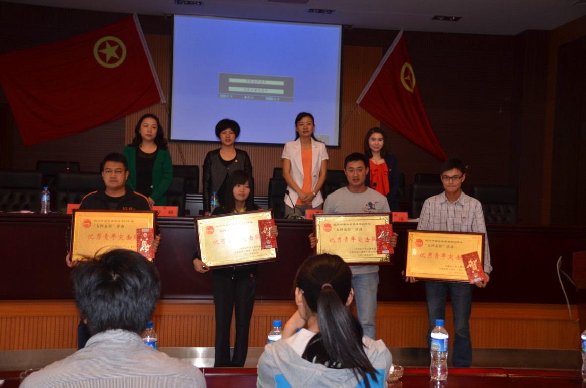 公司團委召開“五四”表彰會