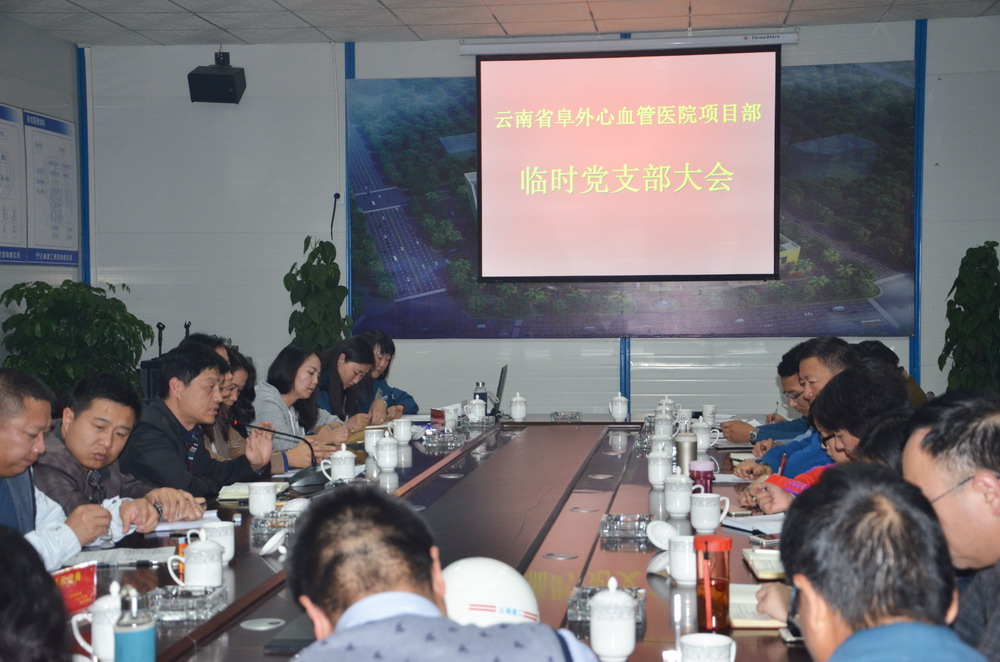 云南阜外心血管醫院項目黨建工作創示范